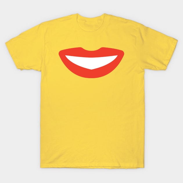 Mini Smiling Lips T-Shirt by DCLawrenceUK